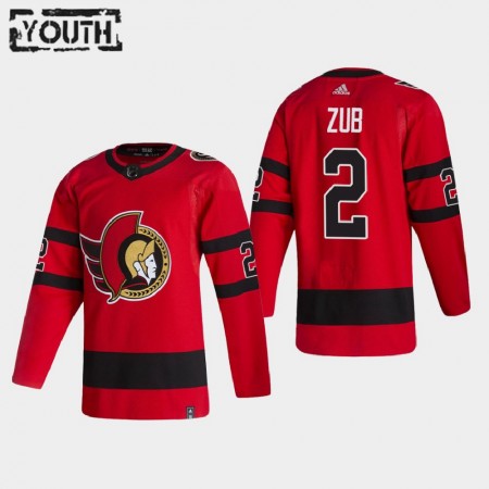 Ottawa Senators Artem Zub 2 2020-21 Reverse Retro Authentic Shirt - Kinderen